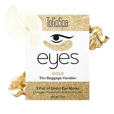 TogoSpa GOLD eye Masks - The baggage handler (3 pack)